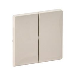 ValenaLife billentyű kettős kapcs/nyg.-hoz bézs üres-jel IP20 műanyag fényes bepattintás LEGRAND - 755021