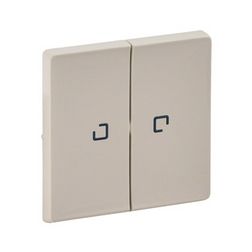 ValenaLife billentyű kettős kapcs/nyg.-hoz bézs üres-jel jelzőfényes IP20 műanyag fényes LEGRAND - 755221