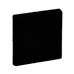 ValenaLife billentyű kettős kapcs/nyg.-hoz fekete üres-jel IP20 műanyag matt bepattintás LEGRAND - 756022