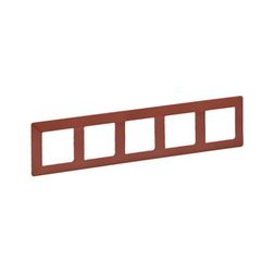ValenaLife keret 5-ös terrakotta vízszintes és függőleges műanyag LEGRAND - 754075