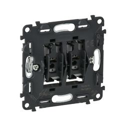 Valena InMatic N106+6 nyomó betét 2- billentyűs 2v IP20 süllyesztett dmax. műanyag LEGRAND - 752018