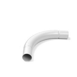 Védőcső könyök (MÜII) 90° világosszürke 63mm-átmérő összedugható műanyag SB 63 Dietzel - 065499