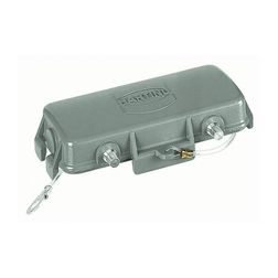 Védőfedél ipari sokpólusú csatlakozóhoz retesszel Han B Protect Cover Die Cast for Base HARTING - 09300165425
