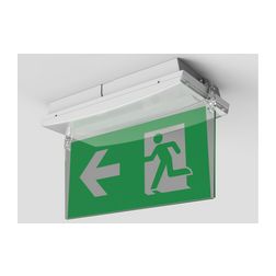 Élvilágító plexilap vészvilágítóhoz szimmetrikus indirekt fénykilépés GENNIUS GE-DB NORMALUX - GEDB