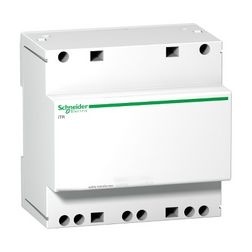 Vezérlőtranszformátor 1F 63VA sorolható 230V/ 12V/ 5.25A 24V/ 2.6A 5M Acti9 iTR Schneider - A9A15222
