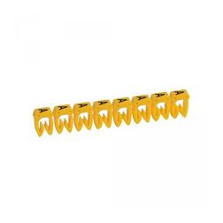 Vezeték- és sorkapocsjelölő (A) 0,5-1,5mm2 füzet műanyag sárga bepattintó CAB3 LEGRAND - 038300