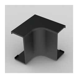 Vezetékcsatorna belső sarok fedél 40X20-hez fekete LHD KOPOS - 8635_FB