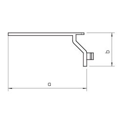 Vezetékcsatorna kapocs 56mm-sz 25mm-ma állítható szélesség LK4 H OBO-BETTERMANN - 6178092
