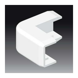 Vezetékcsatorna külső sarok fedél 15X10-hez 10mmx 15mmx 90° alap+fedél műanyag LH KOPOS - 8686_HB