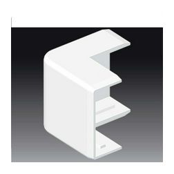 Vezetékcsatorna külső sarok fedél 50X20-hoz 20mmx 50mmx 90° alap+fedél műanyag LHD KOPOS - 8996_HB