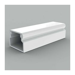 Vezetékcsatorna műanyag 18mm x 13mm x 2000mm fehér kezeletlen LV KOPOS - LV 18X13_HD