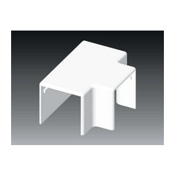 Vezetékcsatorna T-idom fedél 40X40-hez 40.3mmx 40mmx alap+fedél műanyag fényesfehér LHD KOPOS - 8644_HB