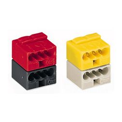 Vezetékösszekötő KNX/EIB 8-pólus 6A 100V piros/sötétszürke WAGO - 243-211