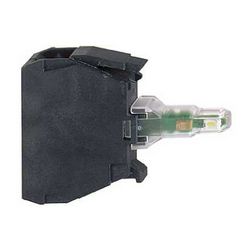 Világító blokk LED 24V/AC 24V/DC fehér-fényű előlapra csavaros Harmony XB4/XB5 Schneider - ZBVB1