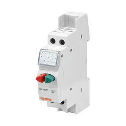 Világító nyomógomb sorolható kettős 1ny 1z 16A 250V/ AC piros/zöld 1M 90AM GEWISS - GW96565