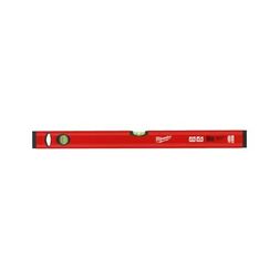 Vízmérték keskeny ütés-/UV-álló műanyag 600mm x 2-libellával SlimBox Milwaukee - 4932459091