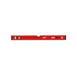 Vízmérték mágneses keskeny ütés-/UV-álló műanyag 600mm x 2-libellával SlimBox Milwaukee - 4932464855
