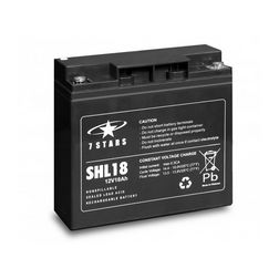 Zárt VLRA akkumulátor ólom(száraz, AGM) 12V 18Ah M5 hüvelybetét SHL 7Star Battery - SHL18-12