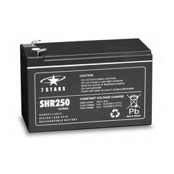 Zárt VLRA akkumulátor ólom(száraz, AGM) 12V 9Ah F2 6,3 SHR 7Star Battery - SHR250
