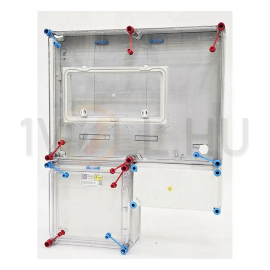 1/3F mérőszekrény 1xM63.80A+1xV32A/H szabadvezetéki 1-szintes 2M HB33K0-U1(HEN24.E180) Hensel - 1091346