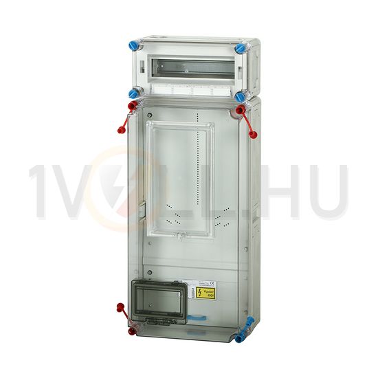 1/3F mérőszekrény 1xM63A +1x12Mszabadvezetéki 1-szintes 1-mérőhely 1M HB3012-U(HEN21.E006) Hensel - 1091618