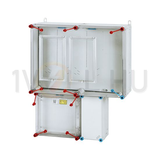 1/3F mérőszekrény 1xM80+1xH63A szabadvezetéki 1-szintes 2-mérőhely 2M HB33K0-U(HEN21.E003) Hensel - 1091616