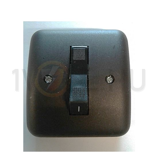 103 3P kapcsoló betét ház-fölsőrésszel barna falonkívüli csavaros IP20 1- VA Elektronika - KBI-163-B