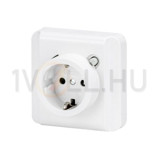 162 dugalj 10mA-áramvédős biztonsági földelt fehér IP21 modultartó rugós 90 RCD GEWISS - GW95921