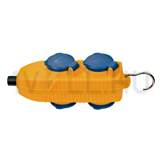 16A/230V dugaszoló elosztó 16A/230V 4x16A2P+E/230V műanyag függeszthető IP44 Powerblock LECTRA - 1081070010