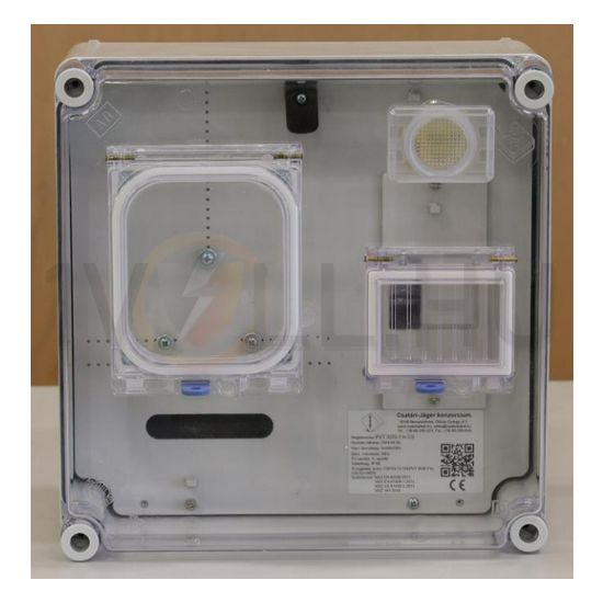 1F mérőszekrény társasházi M63A 1-szintes 1-mérőhely 1 1M PVT 3030 Fm-CS Csatári Plast - CSP24.TE119