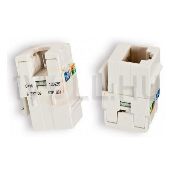 Adatcsatlakozó dugalj betét UTP RJ45 8(8) Cat6 süllyesztett bepattintás Linkeo LEGRAND - 632705