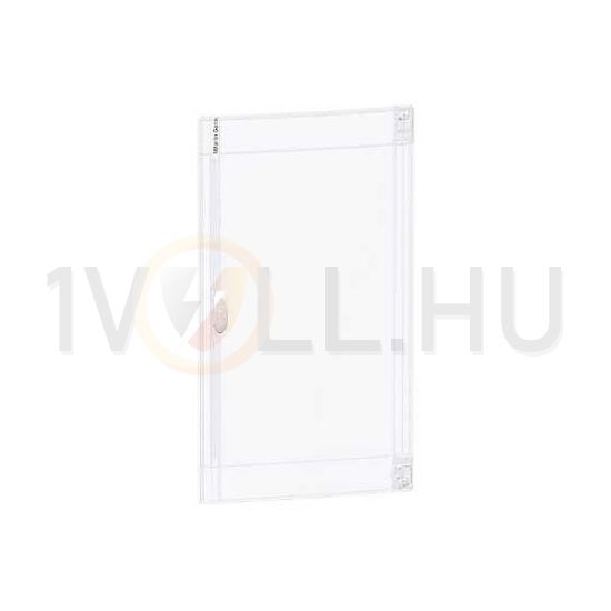 Ajtó átlátszó 4x18modul műanyag fehér IP40 426mm-sz 750mm-ma Pragma Schneider - PRA15418