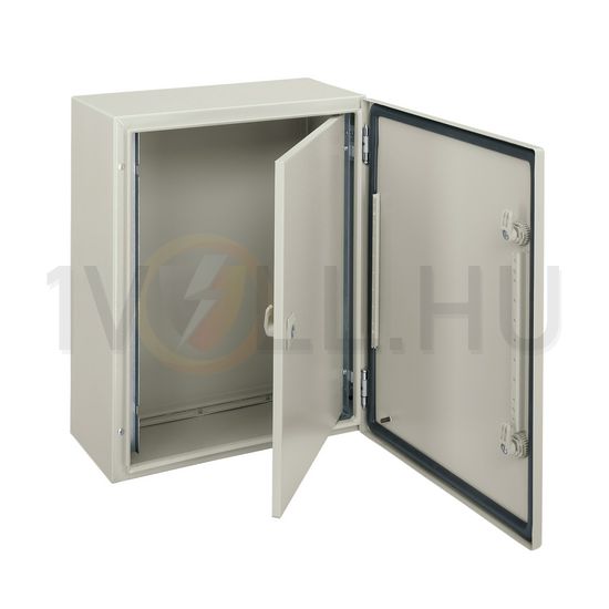 Ajtó belső teli porszórt acél szürke IP66 600mm-sz 800mm-ma Spacial Schneider - NSYPIN86