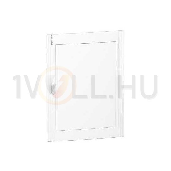 Ajtó teli 4x24modul porszórt acél fehér IP40 550mm-sz 750mm-ma Pragma Schneider - PRA16424