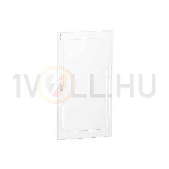 Ajtó teli 6x24modul porszórt acél fehér IP40 550mm-sz 1050mm-ma Pragma Schneider - PRA16624