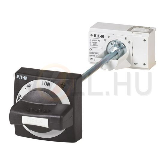 Ajtókuplung forgató hajtás teljesítménymegszakítóhoz fekete zárható NZM2-XTVD EATON - 260168