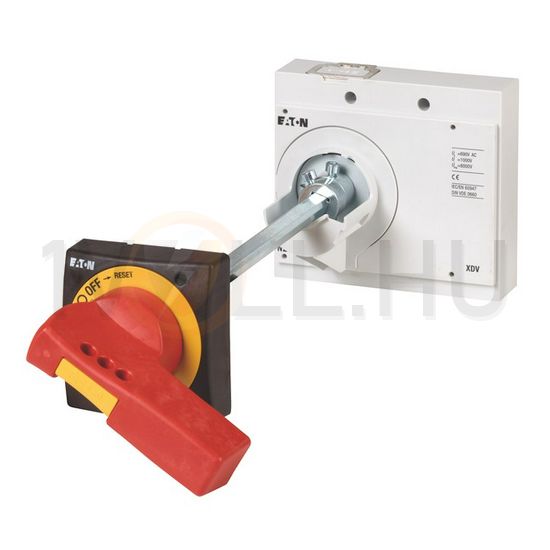 Ajtókuplung forgató hajtás teljesítménymegszakítóhoz piros vészleállító zárható NZM4-XTVDVR EATON - 266618