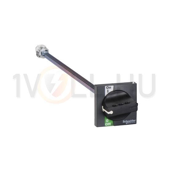Ajtókuplung forgató hajtás INS40…160-hoz fekete DC-kapcsoló fekete zárható INS40-160 Schneider - LV428941