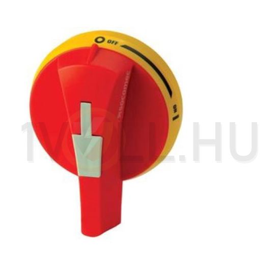 Ajtókuplungos hajtás 100..125A / M3 terheléskapcsolókhoz piros/sárga IP65 SOCOMEC - 14841111