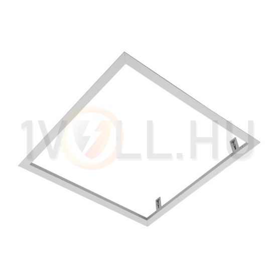 Álmennyezeti illesztőkeret Q/UQ/US-hoz szögletes alumínium QVESTRAMA600 MODUS - 8596099006181