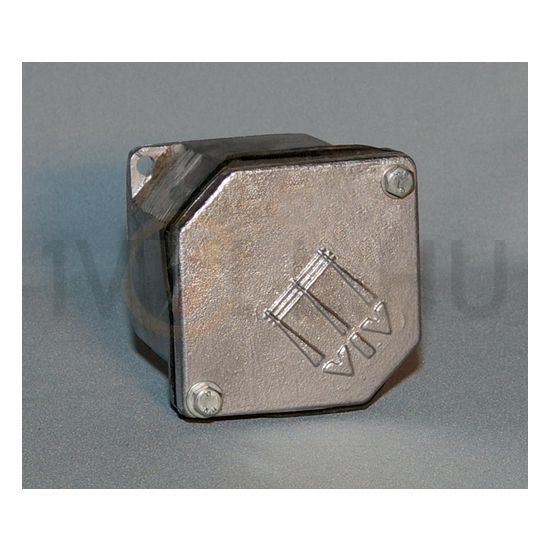 Üres doboz alumínium 100mmx 100mmx 64mm IP54 zártfedlél kültéri Govill - AD-100