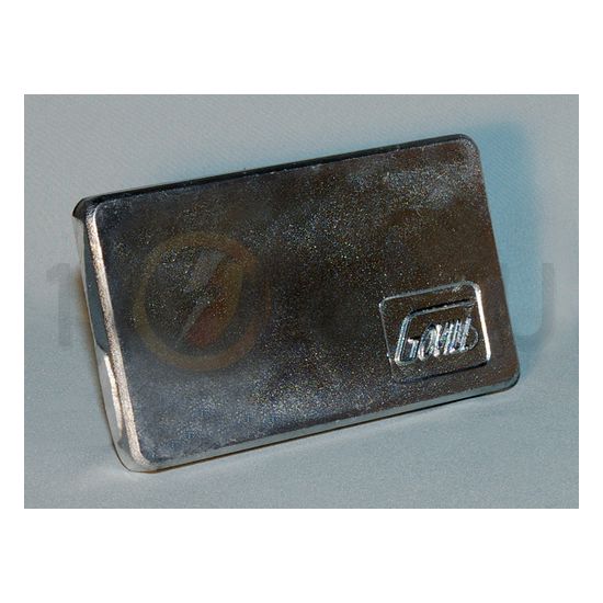 Zárólap gumi tömítéssel 190mmx 110mmx fém natúr Govill - AZ