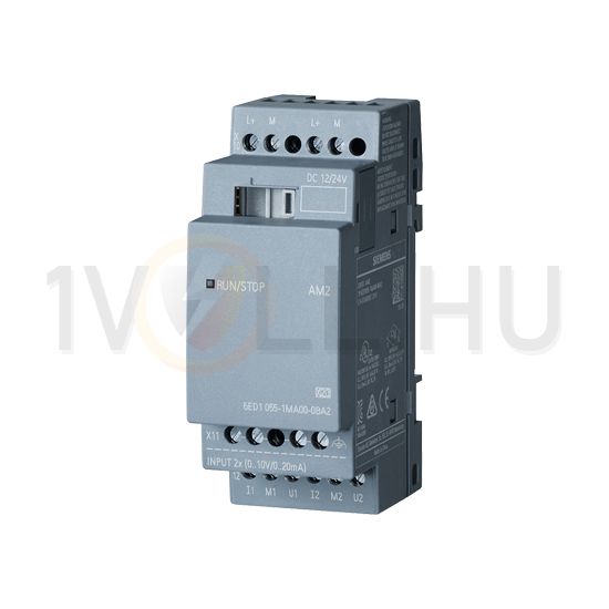 Analóg bemeneti modul 0...10V/0(4)...20mA 10Bit 2AI LOGO! SIEMENS - 6ED1055-1MA00-0BA2