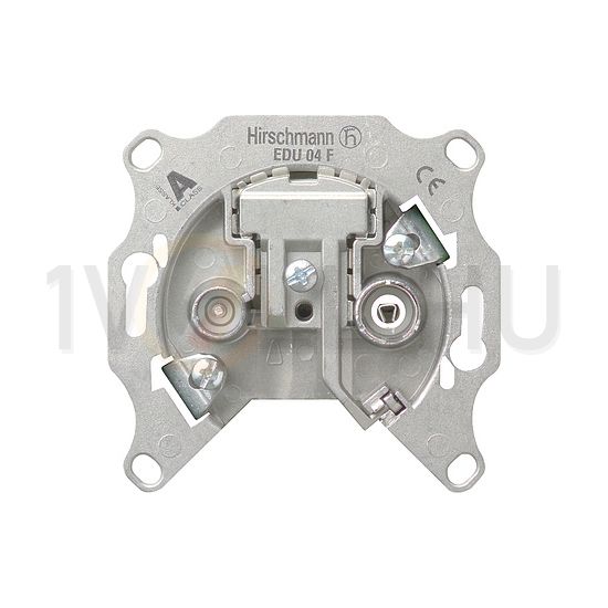 Antenna aljzat TV-R süllyesztett 2-kimenet átmenő 20dB/860MHz 5dB/860MHz/vonali EDU 04 F GIRA - 004600