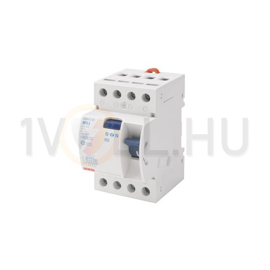 Áram-védőkapcsoló (Fi-relé) analóg 4P 25A 30mA AC-típus 6kA 90RCD SD GEWISS - GW94662