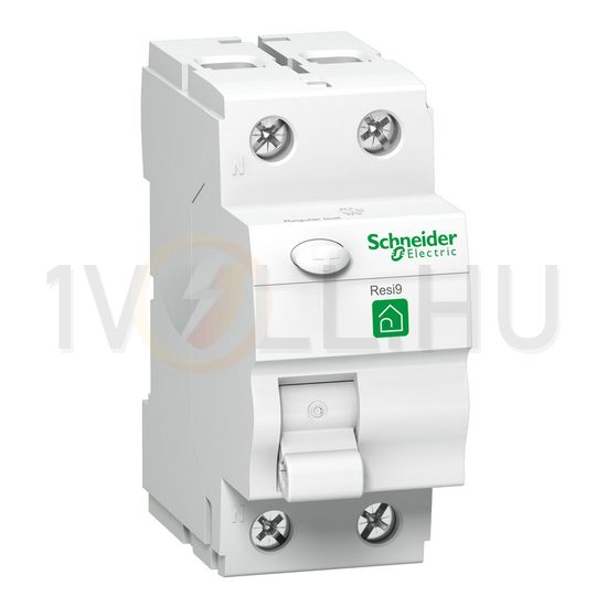 Áram-védőkapcsoló (Fi-relé) analóg 2P 63A 30mA AC-típus 6kA Resi9 R Schneider - R9R11263