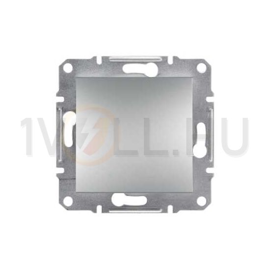 Asfora 101 1P kapcsoló betét közp. fedéllel alumínium süllyesztett rugós IP20 1- Schneider - EPH0100161