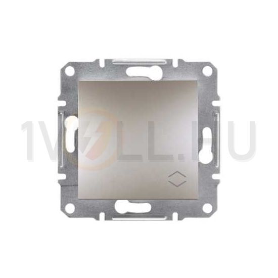 Asfora 106 váltókapcsoló betét közp. fedéllel bronz süllyesztett rugós IP20 1- Schneider - EPH0400169