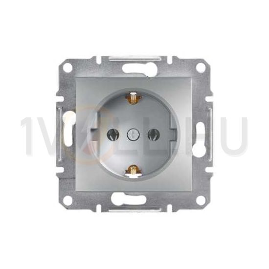 Asfora 162 dugalj földelt alumínium IP20 süllyesztett Schneider - EPH2900161