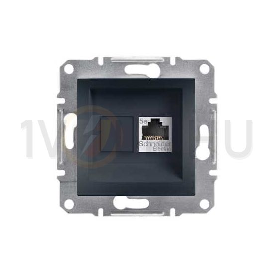 Asfora adatcsatlakozó dugalj STP Cat5e süllyesztett antracit Schneider - EPH5000171